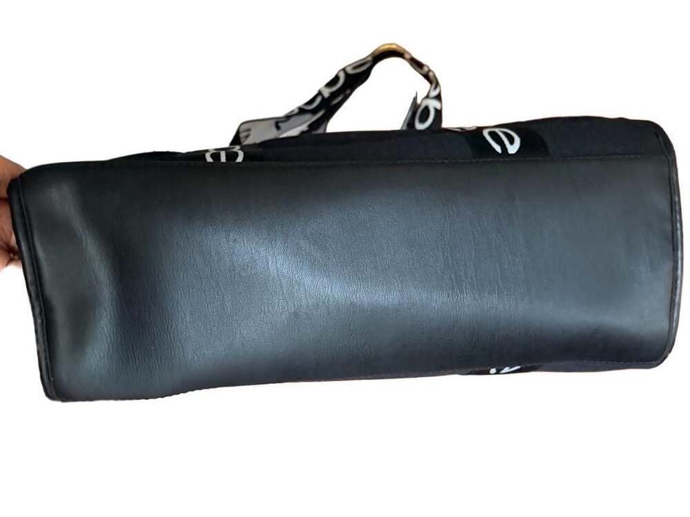 Bebe Hana Canvas Black Tote Bag - Picture 5 of 5